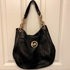 Michael Kors Purse in Black with Gold Hardware